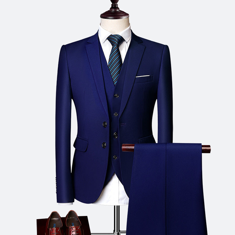 Colton Costume Homme – Ensemble 3 Pièces Élégant avec Coupe Slim et Gilet Assorti