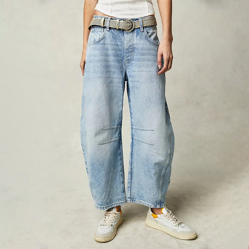 Floriane Pantalon Femme – Pantalon Wide Leg Décontracté avec Coupe Ample et Confort Optimal