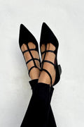 Jessa Escarpins D'Orsay à Talons – Escarpins Élégants à Rayures