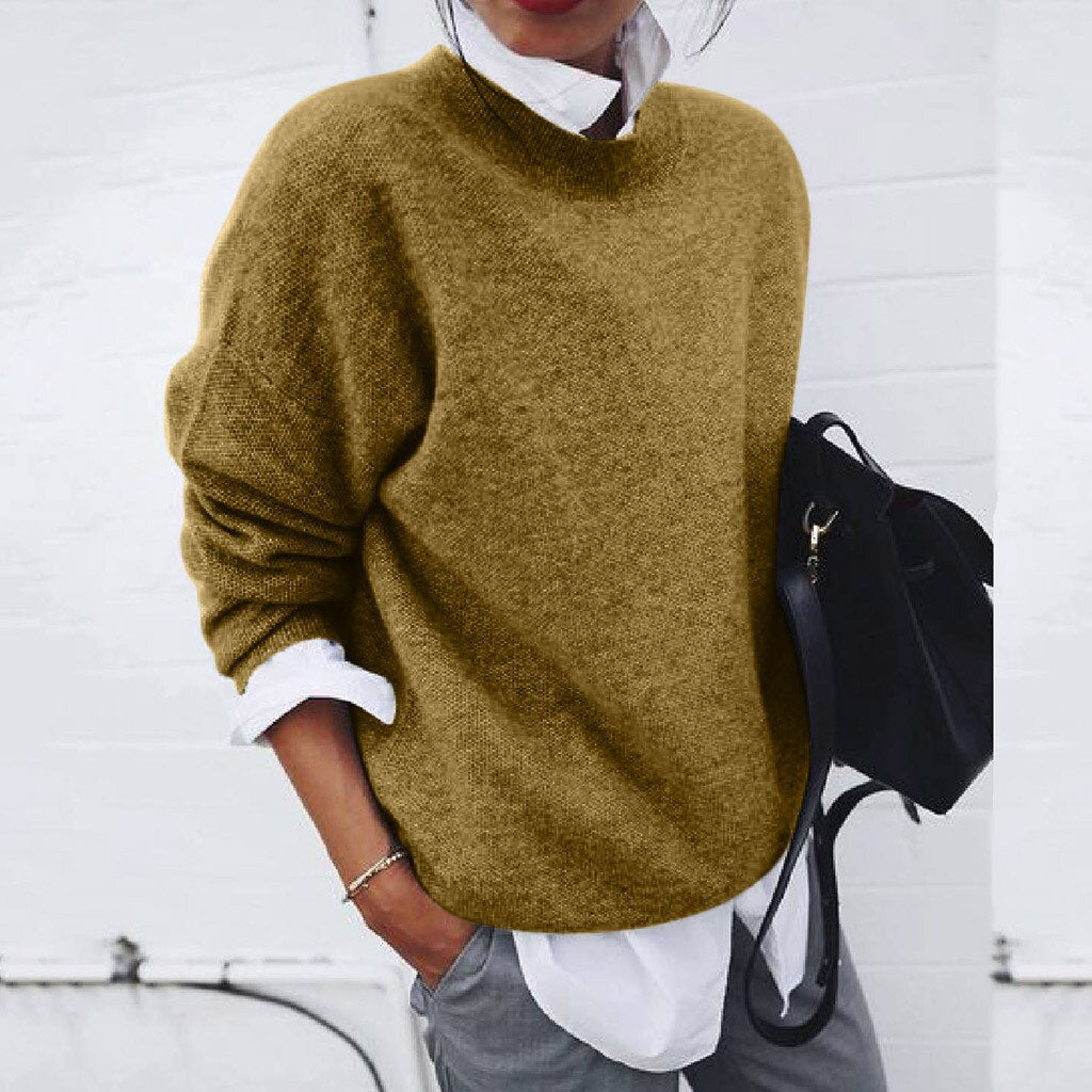 Skylar Pull Femme – Pull Maille Douce Élégant avec Coupe Décontractée et Style Intemporel