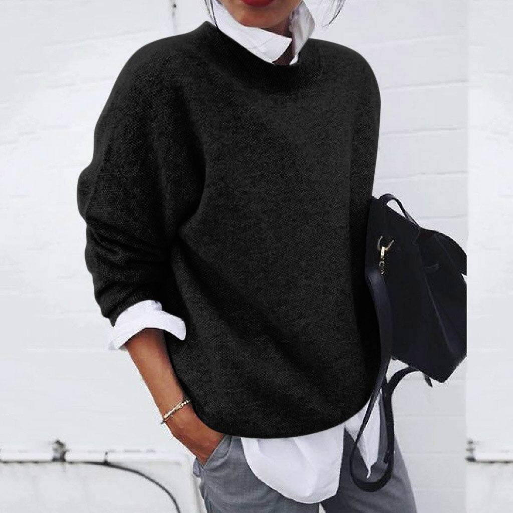Skylar Pull Femme – Pull Maille Douce Élégant avec Coupe Décontractée et Style Intemporel