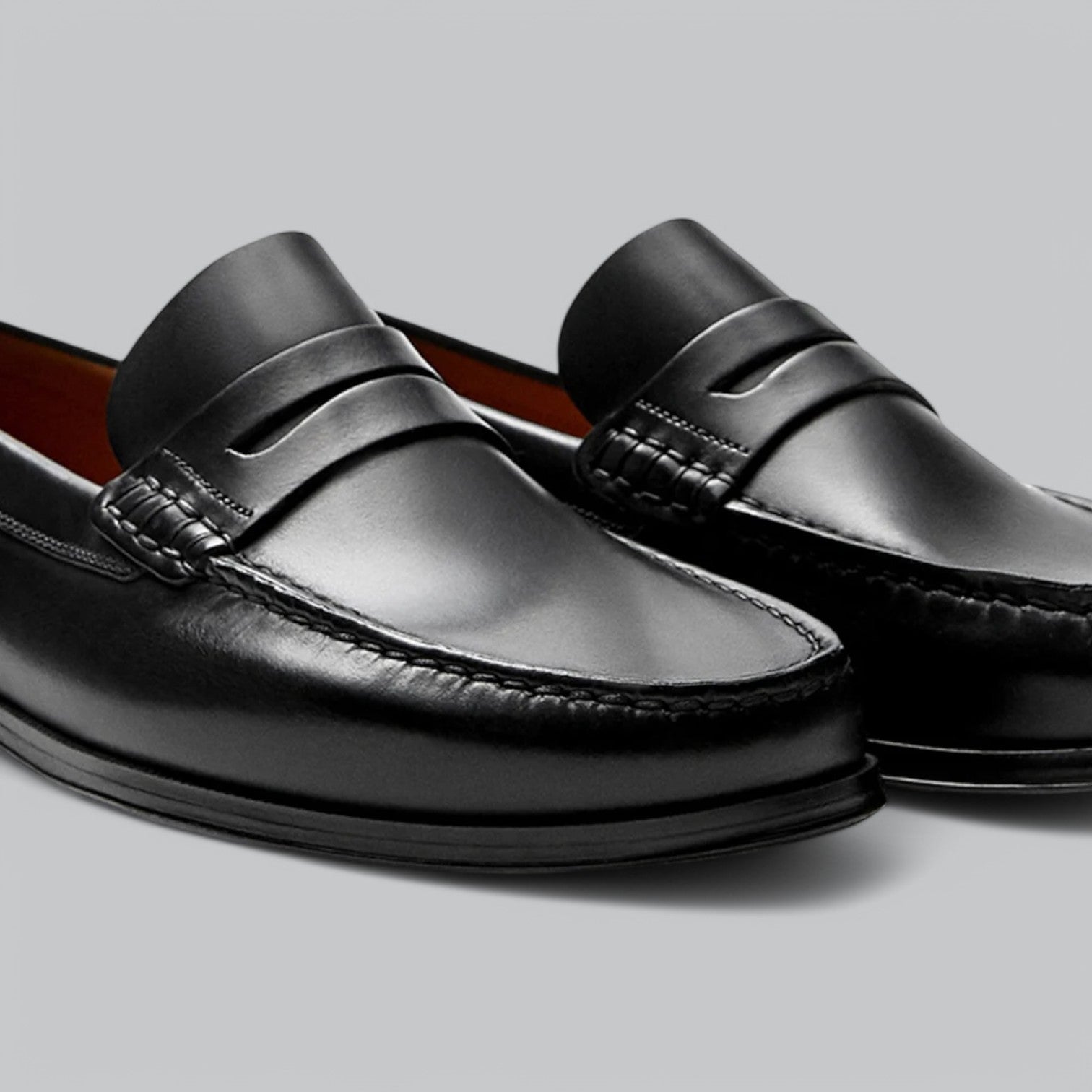 Bastien Mocassins Homme – Cuir Lisse Slip-On, Semelle Souple & Style Habillé