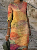 Sutton Robe Femme – Robe Imprimée Légère avec Coupe Décontractée & Élégance Estivale