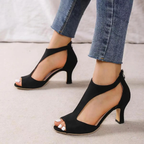 Noélie Pumps Woman – Cut-Out Open-Toe Pumps with Sleek Heel