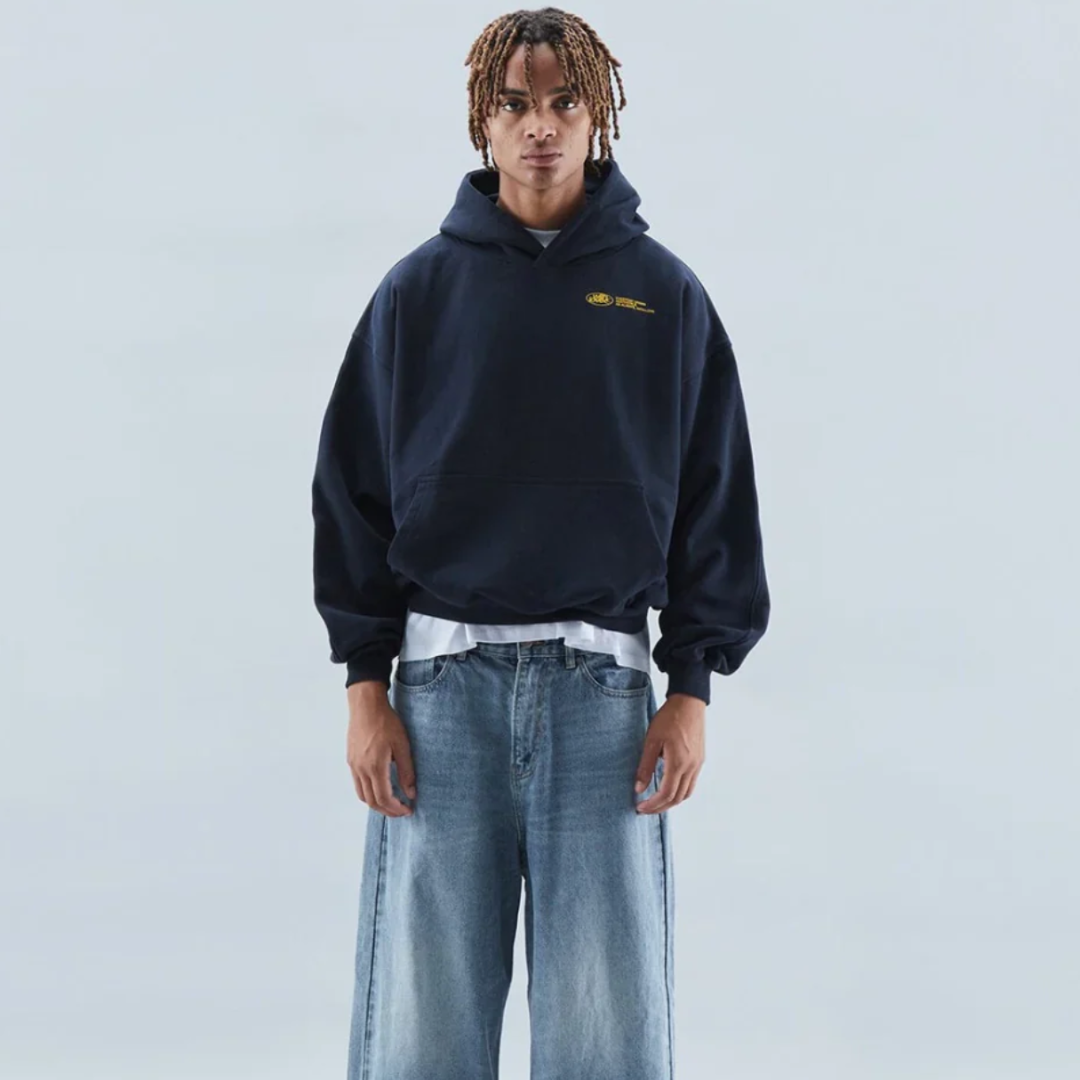 Bayani Men's Hoodie – Oversized Fleece Hoodie with Soft Fabric & Modern Streetwear Style