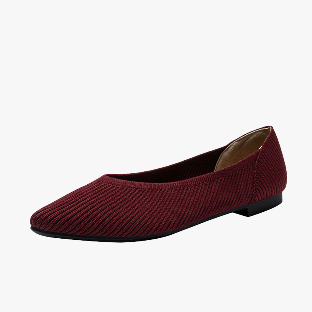 Winslow Ballerines Femme – Chaussures Plates Pointues en Maille avec Enfilage Facile & Confort Quotidien