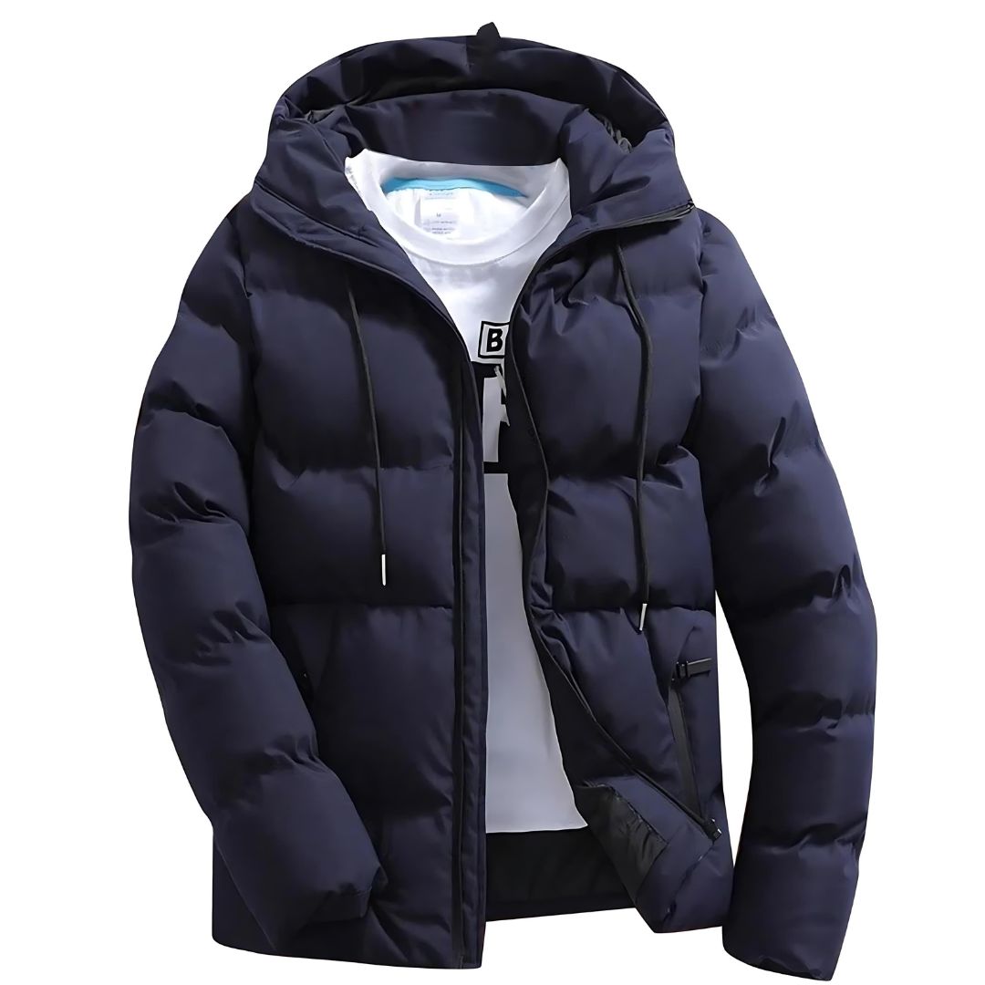 Colton Parka Homme – Veste Matelassée avec Capuche Ajustable et Protection Contre le Froid