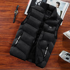 Sebastian Men's Quilted Vest – Insulating Sleeveless Jacket with Zipper Closure