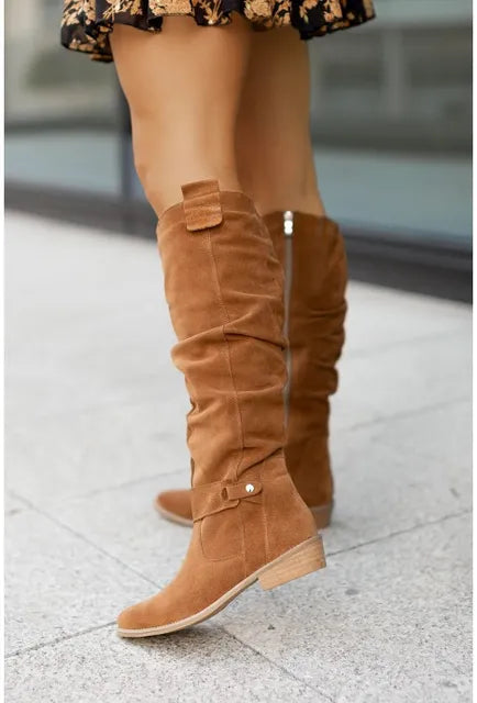 Oriane Bottes Femme – Semelle Antidérapante, Talon Stable & Design Élégant