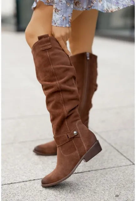 Oriane Bottes Femme – Semelle Antidérapante, Talon Stable & Design Élégant