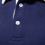 Maverick Men's Polo Sweater – Polo Collar Sweatshirt with Long Sleeves and Classic Style  