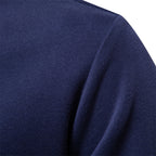 Maverick Men's Polo Sweater – Polo Collar Sweatshirt with Long Sleeves and Classic Style  