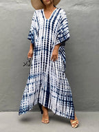Sloane Robe Caftan Longue Femme – Robe Maxi Fluide au Style Bohème pour l’Été