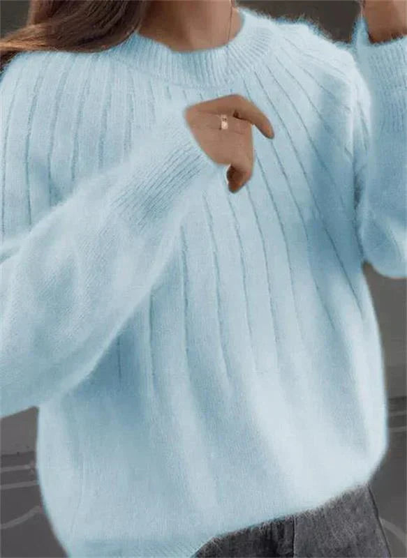 Kennedy Pull Cachemire Femme – Maille Douce, Coupe Classique & Chaleur Élégante