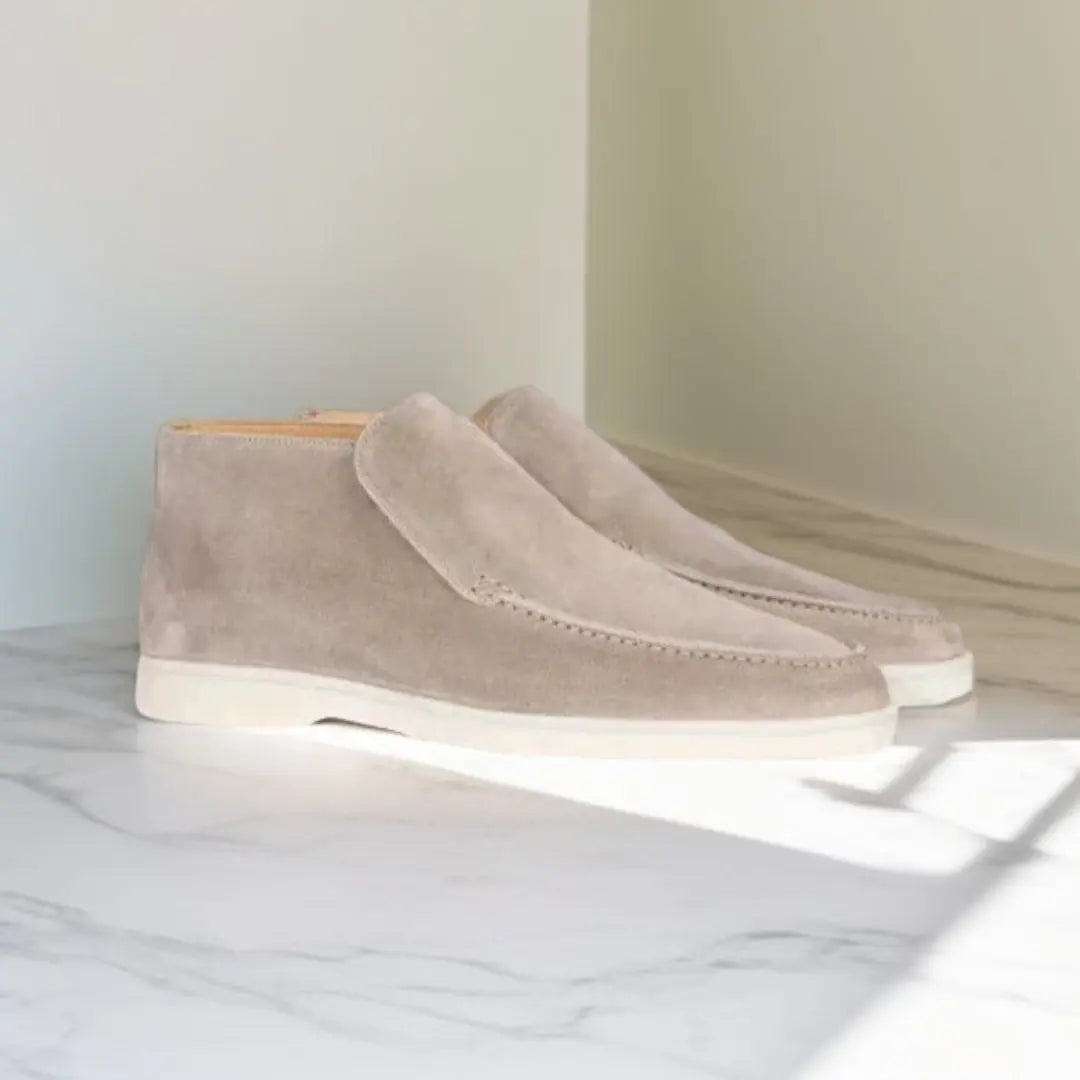 Benoît Mocassins Homme – Loafers Décontractés avec Tige Cousue et Finition Élégante
