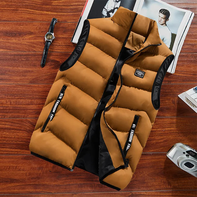 Sebastian Gilet Matelassé Homme – Veste Sans Manches Isolante avec Fermeture Zippée