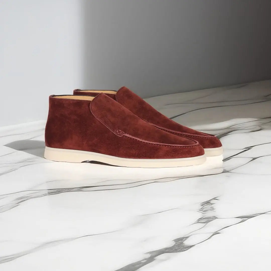 Benoît Mocassins Homme – Loafers Décontractés avec Tige Cousue et Finition Élégante