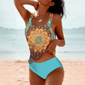 Linnea Maillot de Bain Femme – Maillot Asymétrique Imprimé avec Coupe Élégante et Confortable