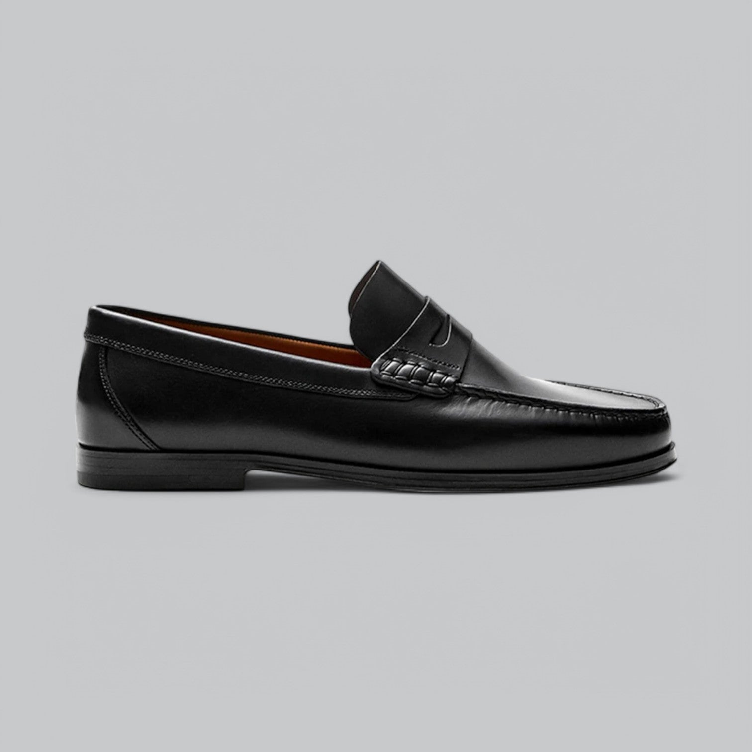 Bastien Mocassins Homme – Cuir Lisse Slip-On, Semelle Souple & Style Habillé