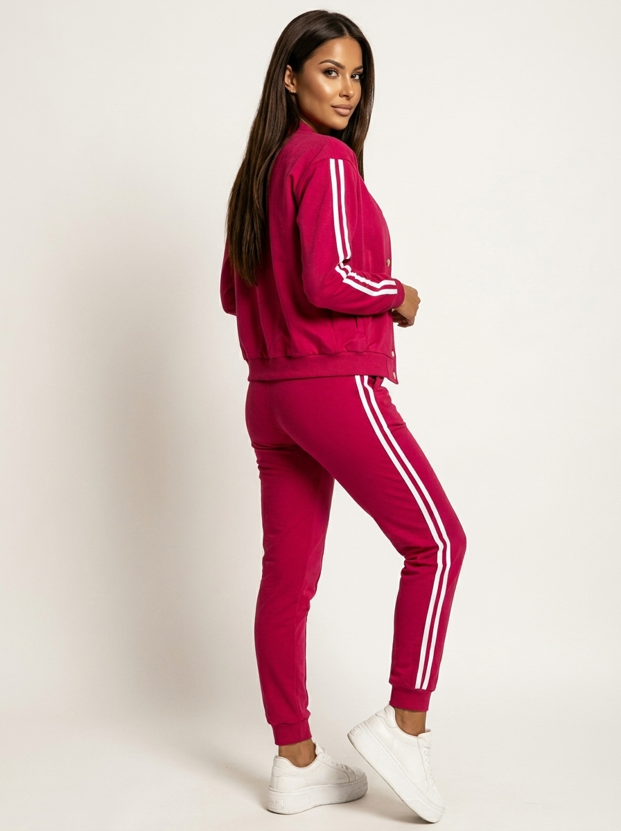 Sabrina Ensemble Femme – Ensemble Lounge 3 Pièces Confortable à Style Sport Chic