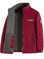Weston Veste Polaire Homme – Veste Outdoor Chaude avec Col Montant et Design Respirant