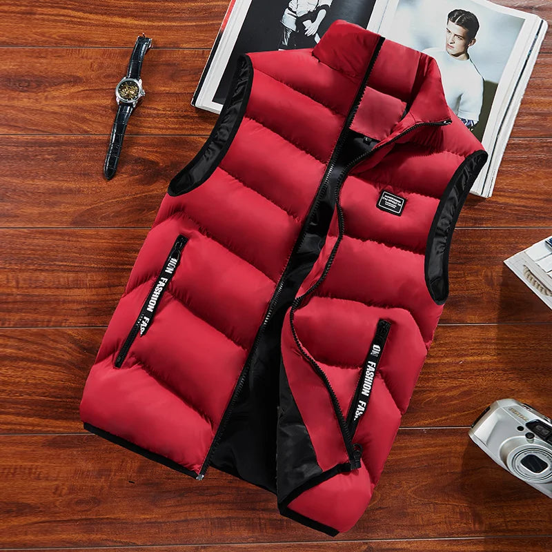 Sebastian Gilet Matelassé Homme – Veste Sans Manches Isolante avec Fermeture Zippée