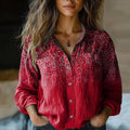 Bellamy Blusa Floreale Donna – Camicetta Colorata con Bottoni, Motivi Bohemien e Taglio Casual