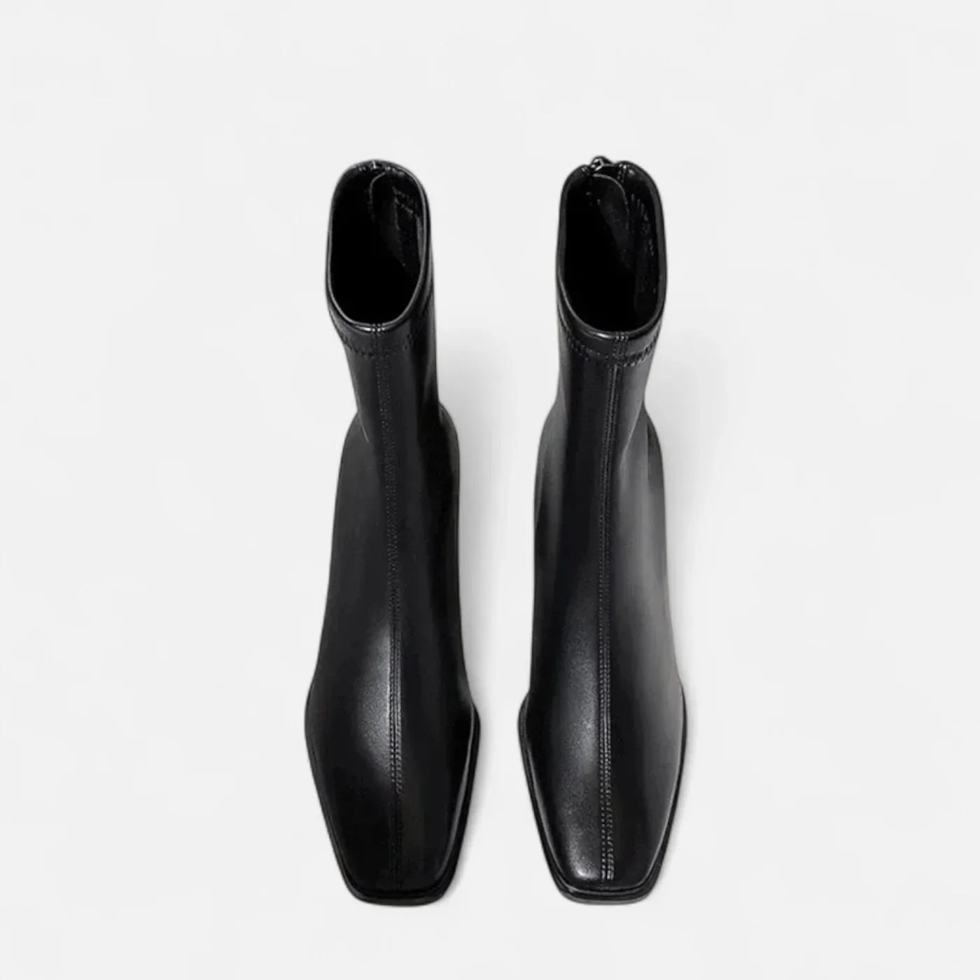 Olivia Bottines Femme – Bottines à Bout Carré avec Talon Bloc Élégant et Style Minimaliste