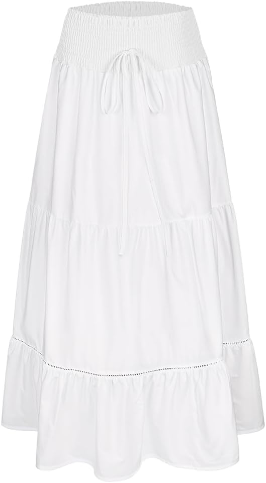 Ysoria Jupe Maxi – Jupe Bohème Convertible 2-en-1 Taille Haute Élégante