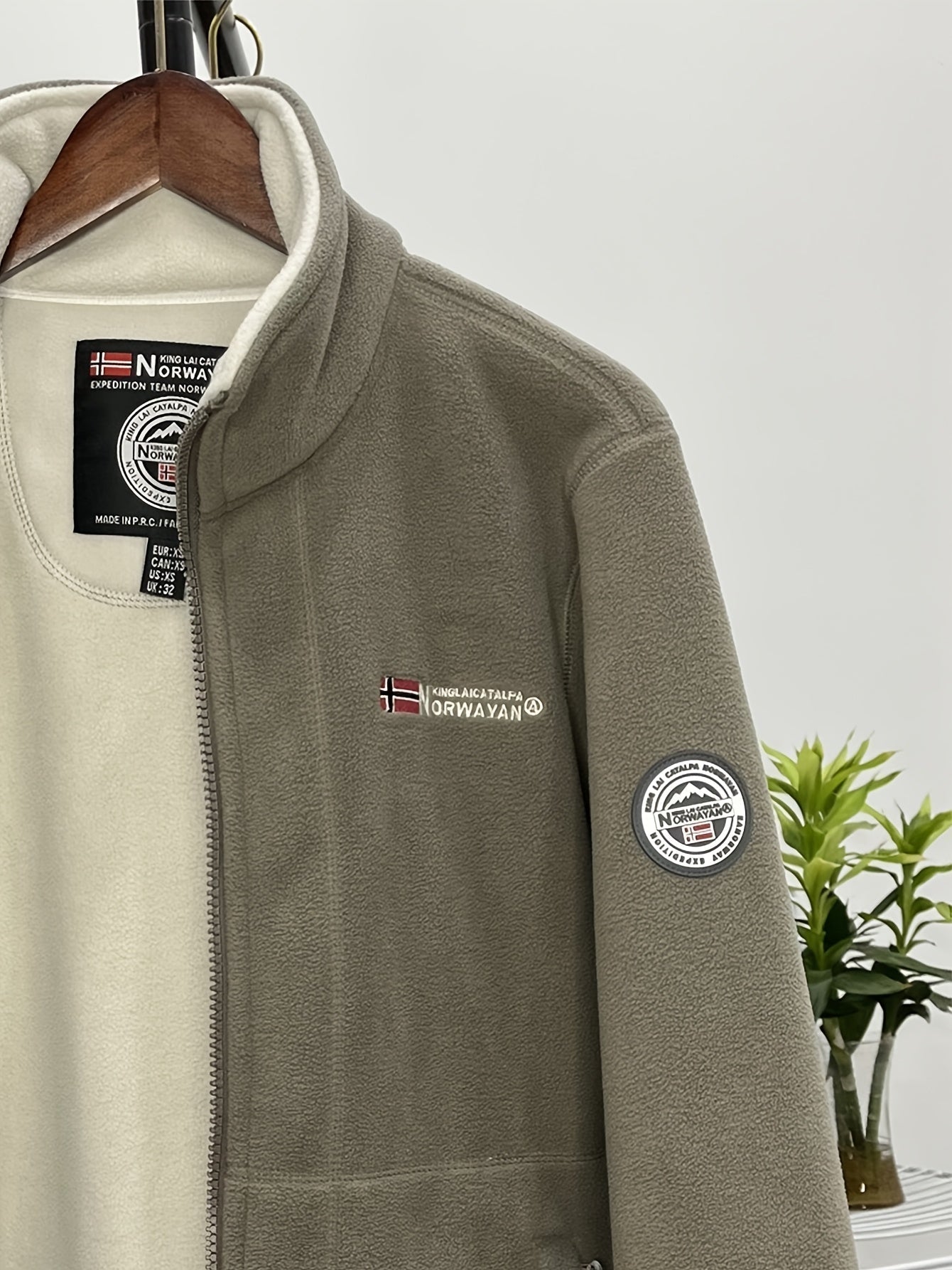 Weston Veste Polaire Homme – Veste Outdoor Chaude avec Col Montant et Design Respirant