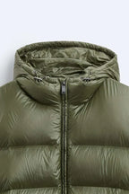 Maëlle Veste Puffer Femme – Doudoune Légère Déperlante à Capuche & Zip