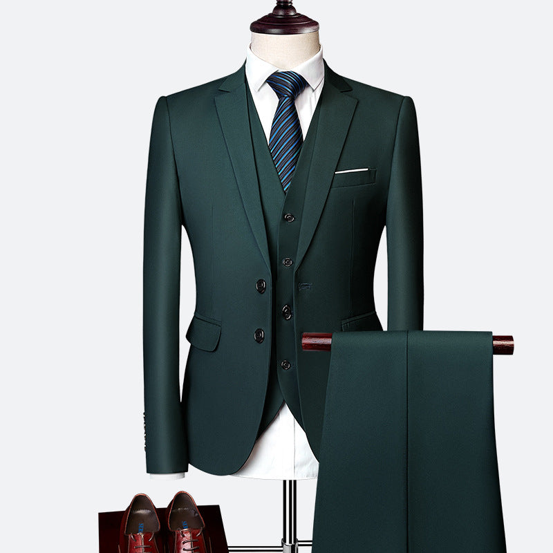 Colton Costume Homme – Ensemble 3 Pièces Élégant avec Coupe Slim et Gilet Assorti