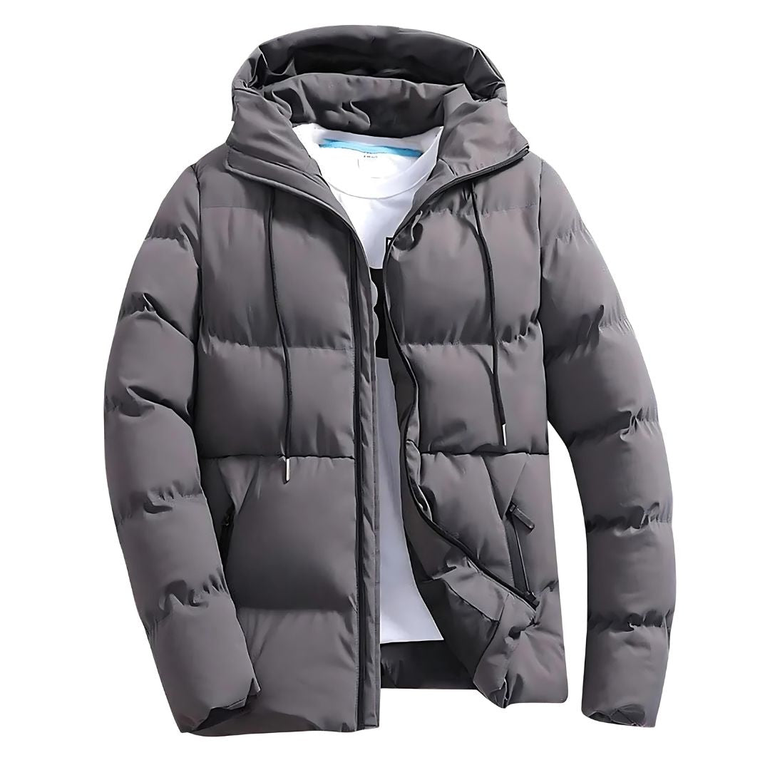 Colton Parka Homme – Veste Matelassée avec Capuche Ajustable et Protection Contre le Froid