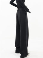 Luningning Pantalon Large Femme – Coupe Asymétrique Élégante & Tissu Fluide Confortable