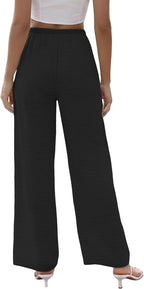 Charlene Flowing Palazzo Pants – Lightweight Wide-Leg Pants for Everyday Comfort  