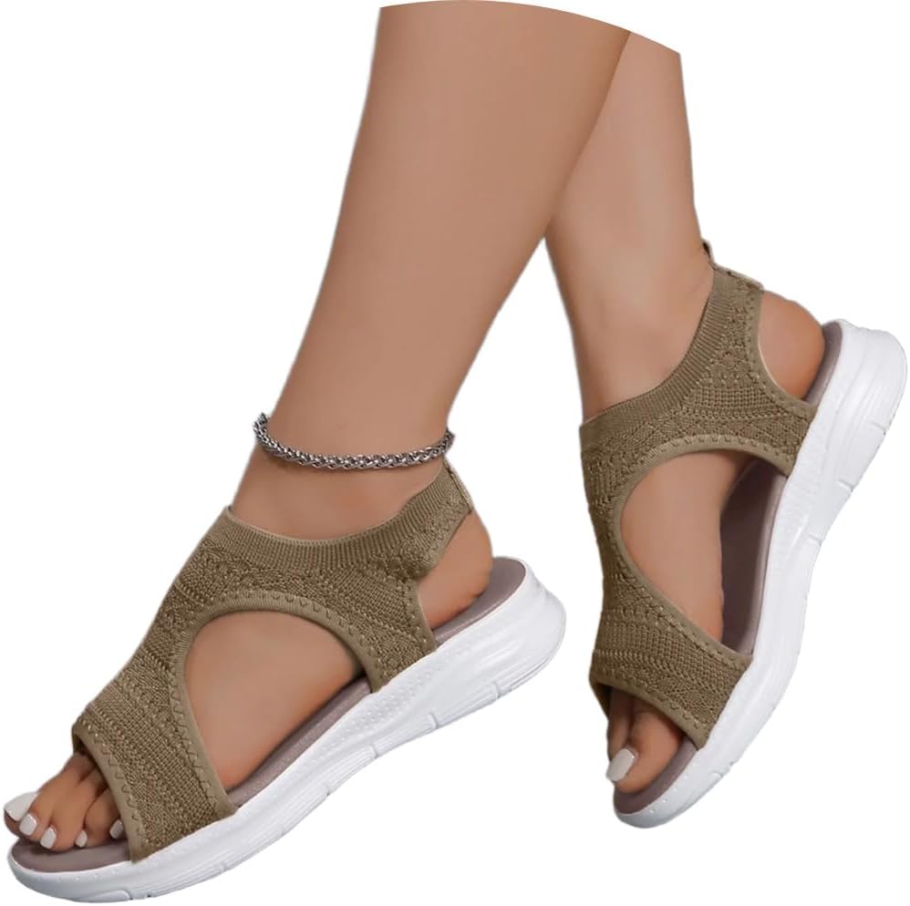 Nadège Sandales Femme Outdoor – Sandales Confort Respirantes à Brides avec Semelle Amortissante