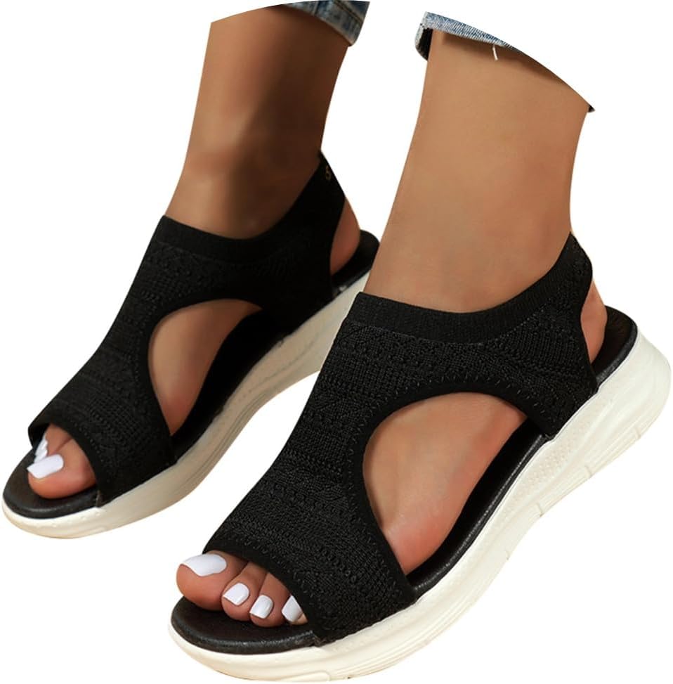 Nadège Sandales Femme Outdoor – Sandales Confort Respirantes à Brides avec Semelle Amortissante