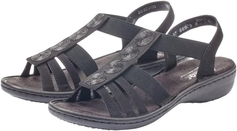 Lorena Sandales Femme à Brides – Sandales Confort Légères avec Semelle Amortissante