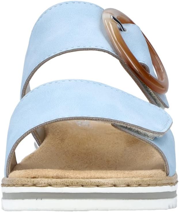 Yselle Mules Femme Compensées – Mules Confort à Semelle Souple et Bride Ajustable
