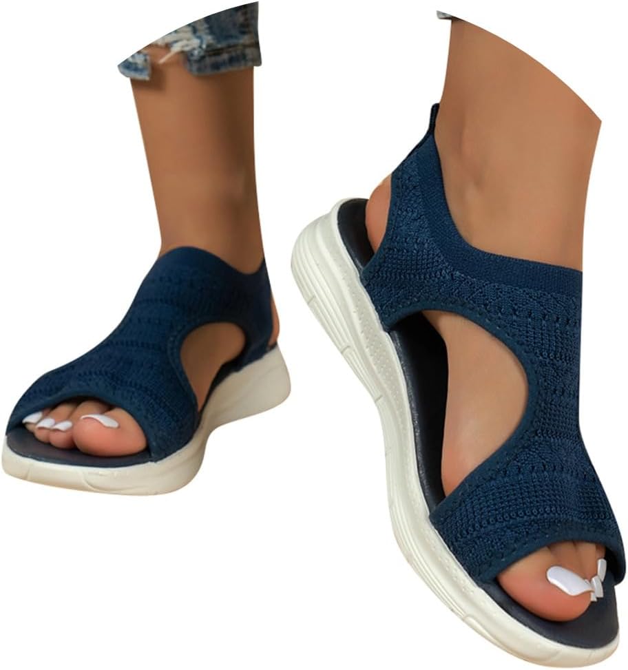 Nadège Sandales Femme Outdoor – Sandales Confort Respirantes à Brides avec Semelle Amortissante