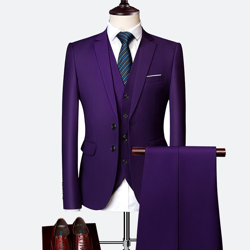 Colton Costume Homme – Ensemble 3 Pièces Élégant avec Coupe Slim et Gilet Assorti