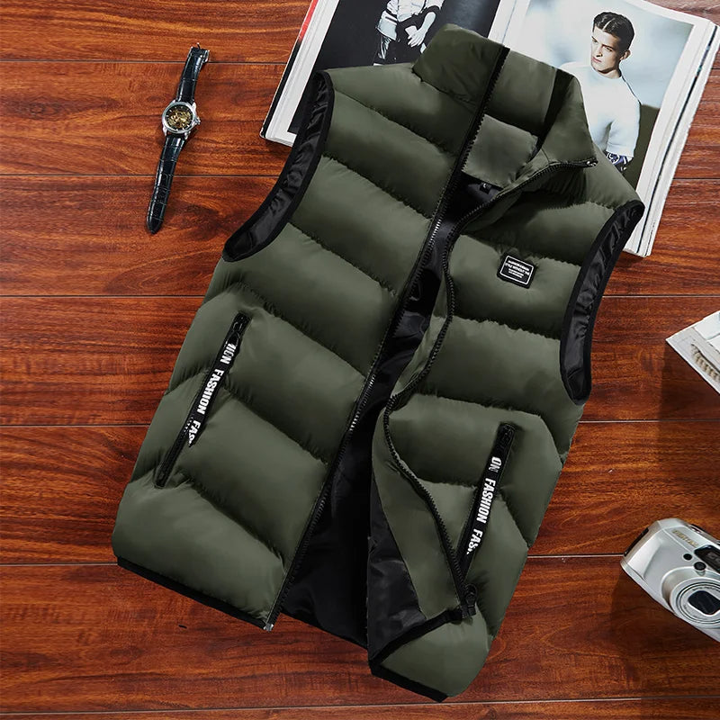 Sebastian Gilet Matelassé Homme – Veste Sans Manches Isolante avec Fermeture Zippée
