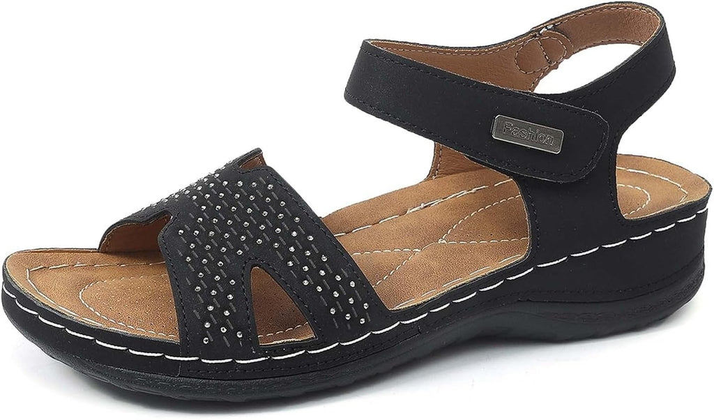 Nadège Sandalias Mujer Outdoor – Sandalias Confort Transpirables con Tiras y Suela Amortiguadora