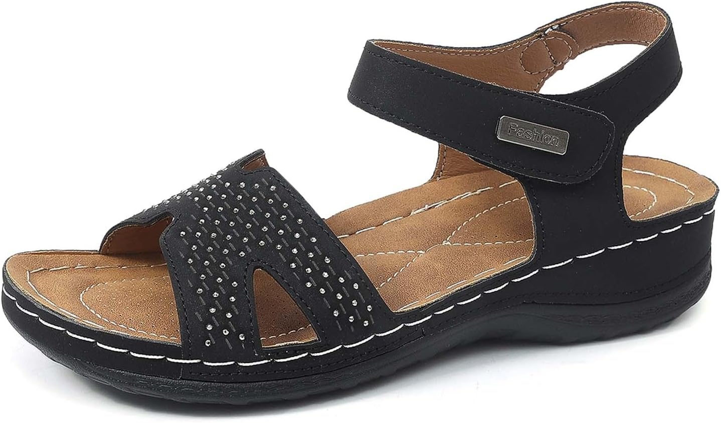 Nadège Sandalias Mujer Outdoor – Sandalias Confort Transpirables con Tiras y Suela Amortiguadora