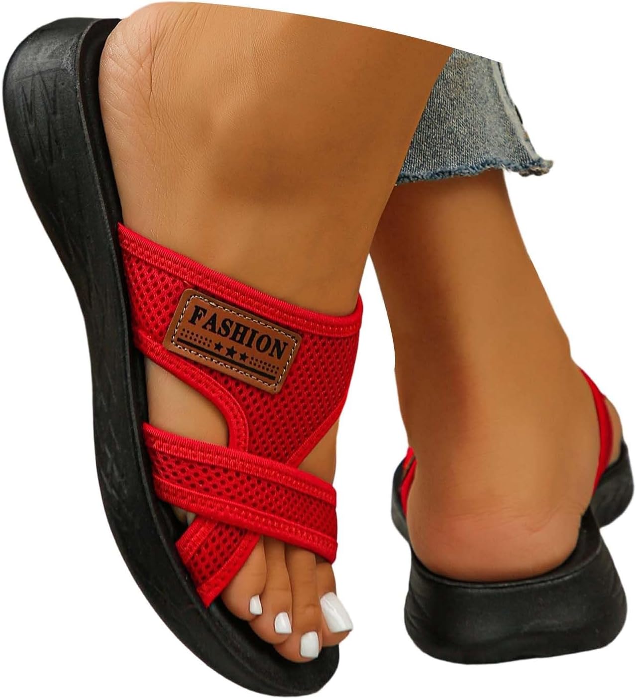 Sabine Mules Femme Confort – Mules d'Été à Semelle Ergonomique et Coupe Large
