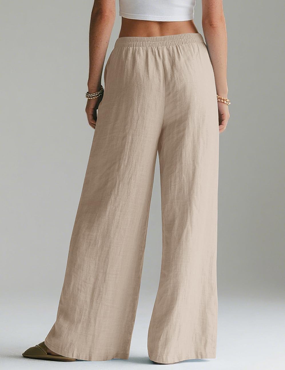 Patricia Pantalon Palazzo en Lin – Pantalon Léger et Élégant pour l'Été