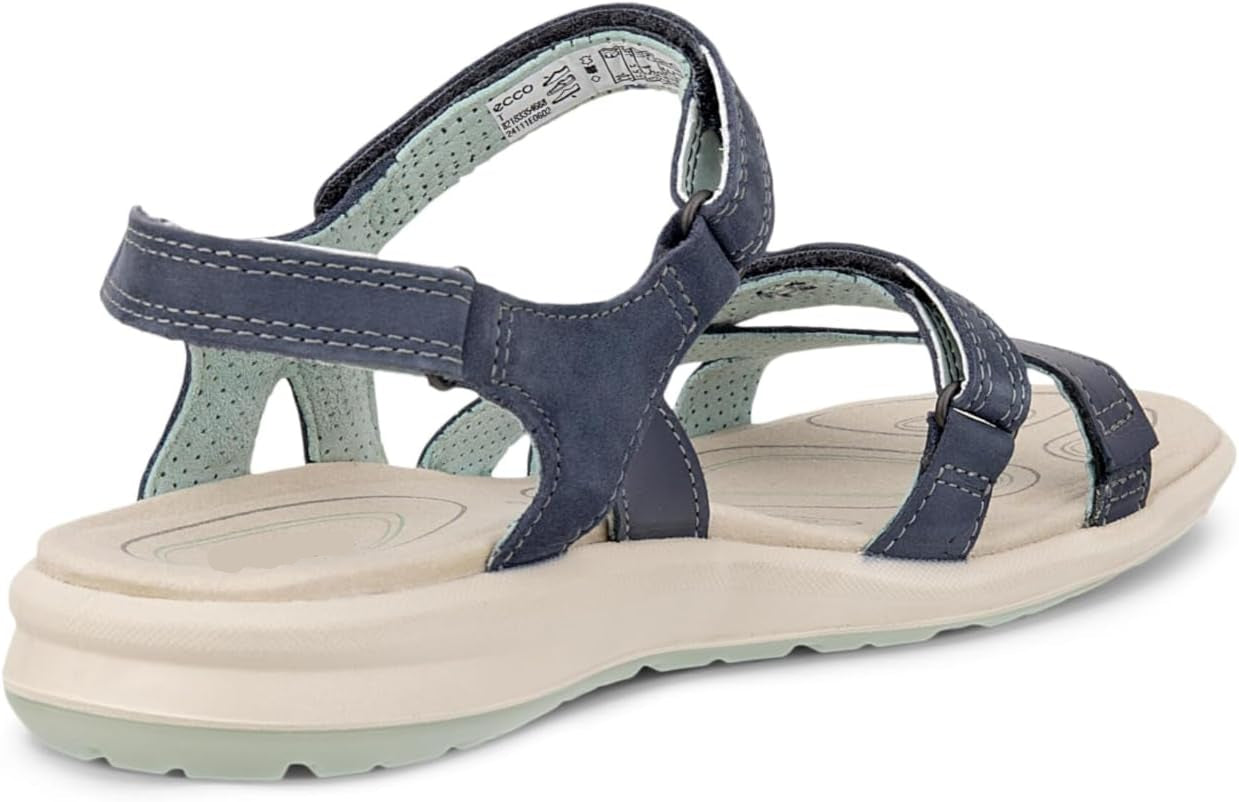 Aveline Sandales Femme Outdoor – Sandales en Cuir à Brides Ajustables et Fermeture Auto-Agrippante