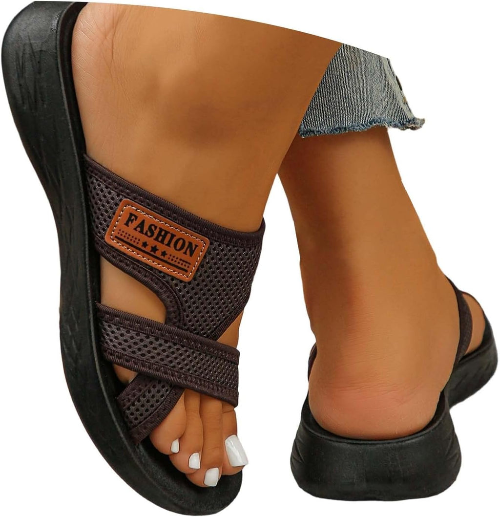 Sabine Mules Femme Confort – Mules d'Été à Semelle Ergonomique et Coupe Large