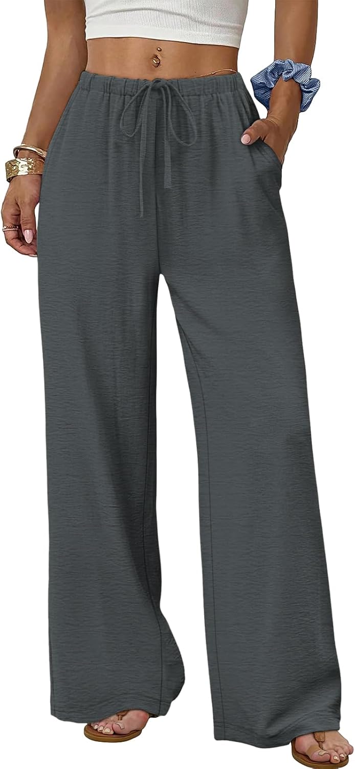 Charlene Flowing Palazzo Pants – Lightweight Wide-Leg Pants for Everyday Comfort  