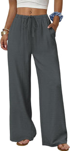 Charlene Flowing Palazzo Pants – Lightweight Wide-Leg Pants for Everyday Comfort  